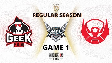 GEEK FAM VS BTR ALPHA | GAME 1 Regular Season MPL ID S10 Week 4 Day 2