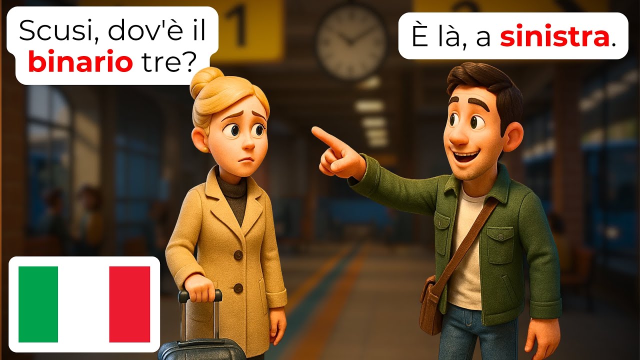 🇮🇹 Поездка на Автобусе по Италии: 15 Реальных Разговоров | A1-A2 | Изучай Итальянский Быстро для ...