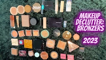 Bronzer Declutter | 2023 Makeup Declutter
