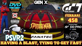 GT7, Daily Race, PSVR2, Fanatec GT DD Pro Wheel WithThe Stevie DVD On The PS5, Fanatec DD Pro.