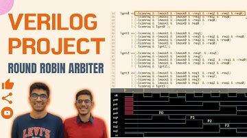 Verilog HDL Project | Round Robin Arbiter(with code) | EDA Playground | Verilog