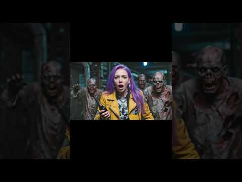 Zombies Attacked Her… Then juin Arrived!" 🧟‍♂️🚓