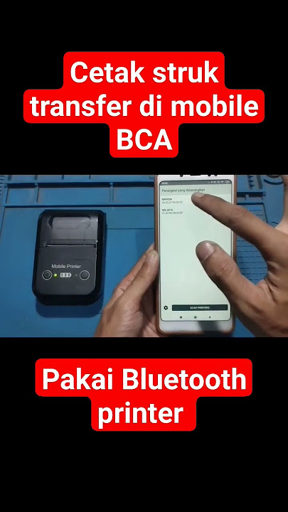 CARA CETAK STRUK TRANSFER MOBILE BCA #shorts #bca