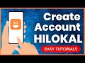 How to create account hilokal learn languages  chat app  sign up in hilokal app