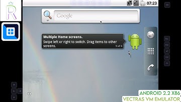 Android 2.2 X86 on Vectras VM Emulator