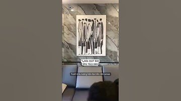 Tranh trừu tượng hiện đại trang trí không gian #tomcorporation #homedecor #nhadep #tranhcanvas