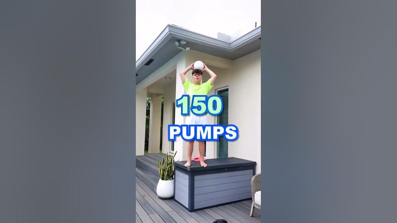 How many pumps does it take for the ball to blow up😳 jackdoherty 