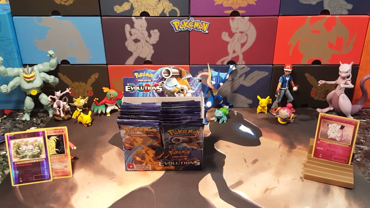 Pokemon Booster Box Left Side VS. Right Side Battle!!! - YouTube