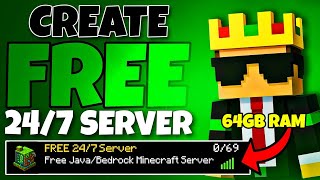 How To Make Free Minecraft Server 24x7 | Free 24/7 Minecraft Hosting😇
