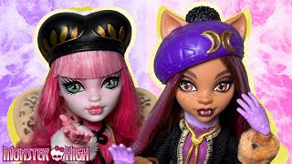 NEW Monster High CUPID ASTERIA & CLAWDEEN WOLF Skulltimate Secrets CABIN SLAY-CATION Doll Unboxing!