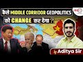How middle corridor is game changer in geopolitics  by aditya sir theiashub