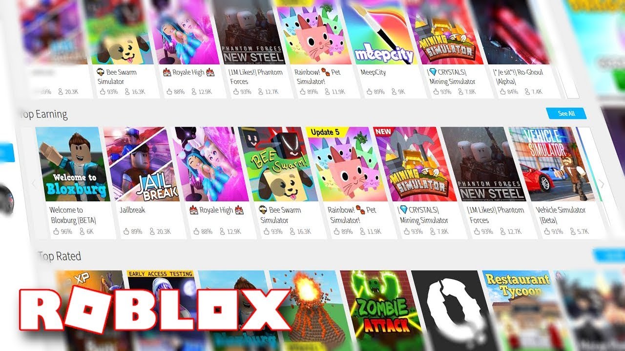 I Play One New Roblox Game Every Day -