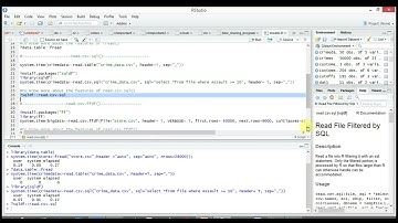 Import and Export Big Data using R Studio (Lab)