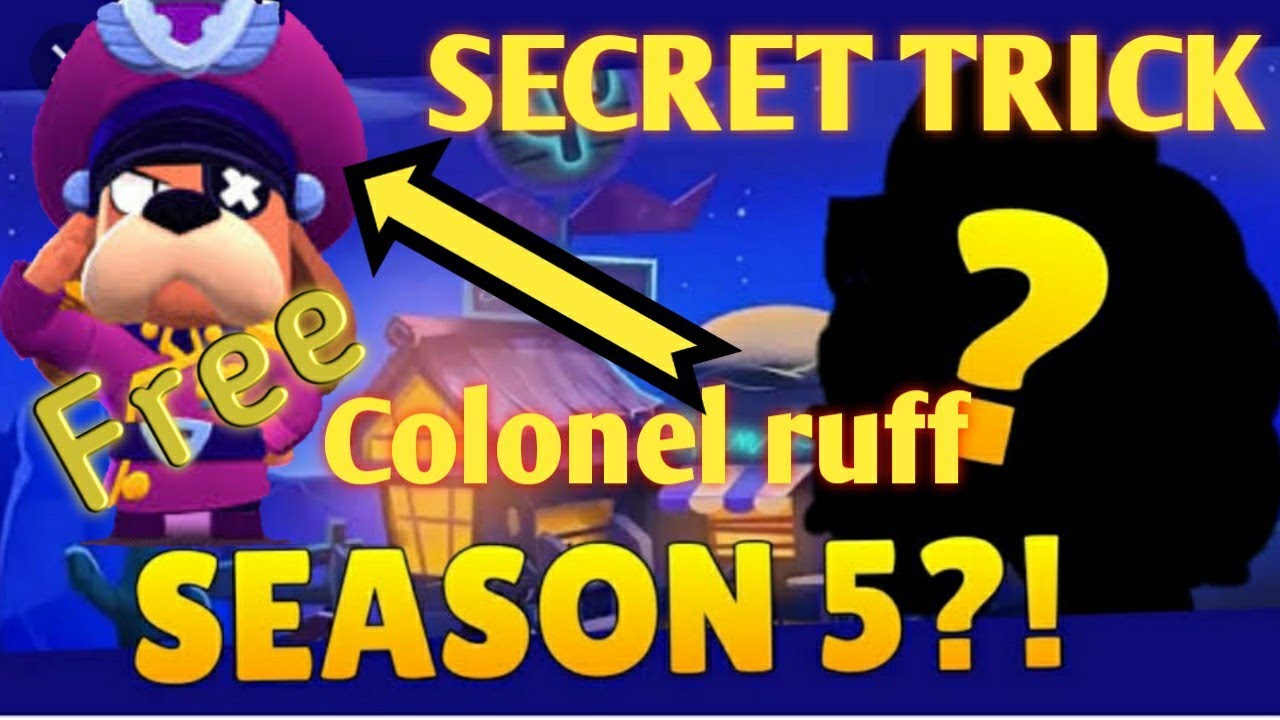 How To Get Colonel Ruff for Free in Brawl Stars - YouTube