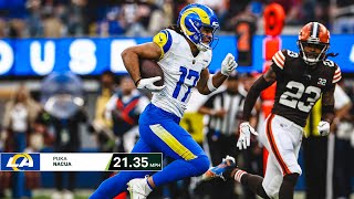 Numbers Behind Puka Nacua's Record-Breaking 70-yd Touchdown vs. The Browns | Next Gen Stats