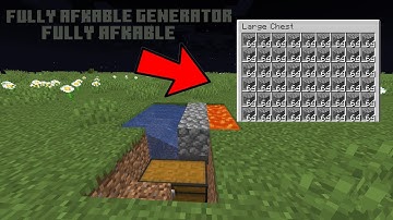 How to BUILD AUTOMATIC COBBLESTONE GENERATOR (1.17+) 1000+ hour!