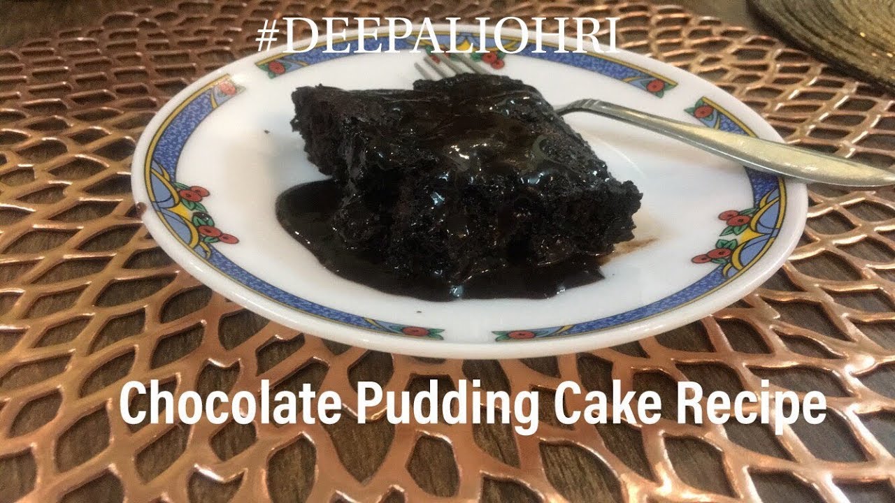 CHOCOLATE PUDDING CAKE RECIPE #VLOGMAS2018 #DEEPALIOHRI | Deepali Ohri