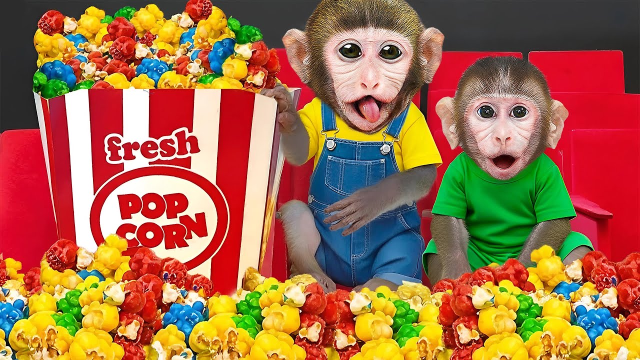 Monyet Dodo Imut menghadapi kekacauan lucu di bioskop bersama Bonbon | Dodo Indonesian