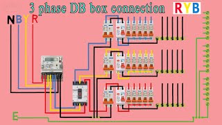 3 phase distribution DB box wiring diagram screenshot 5