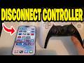How To Disconnect PS5 Controller From Phone