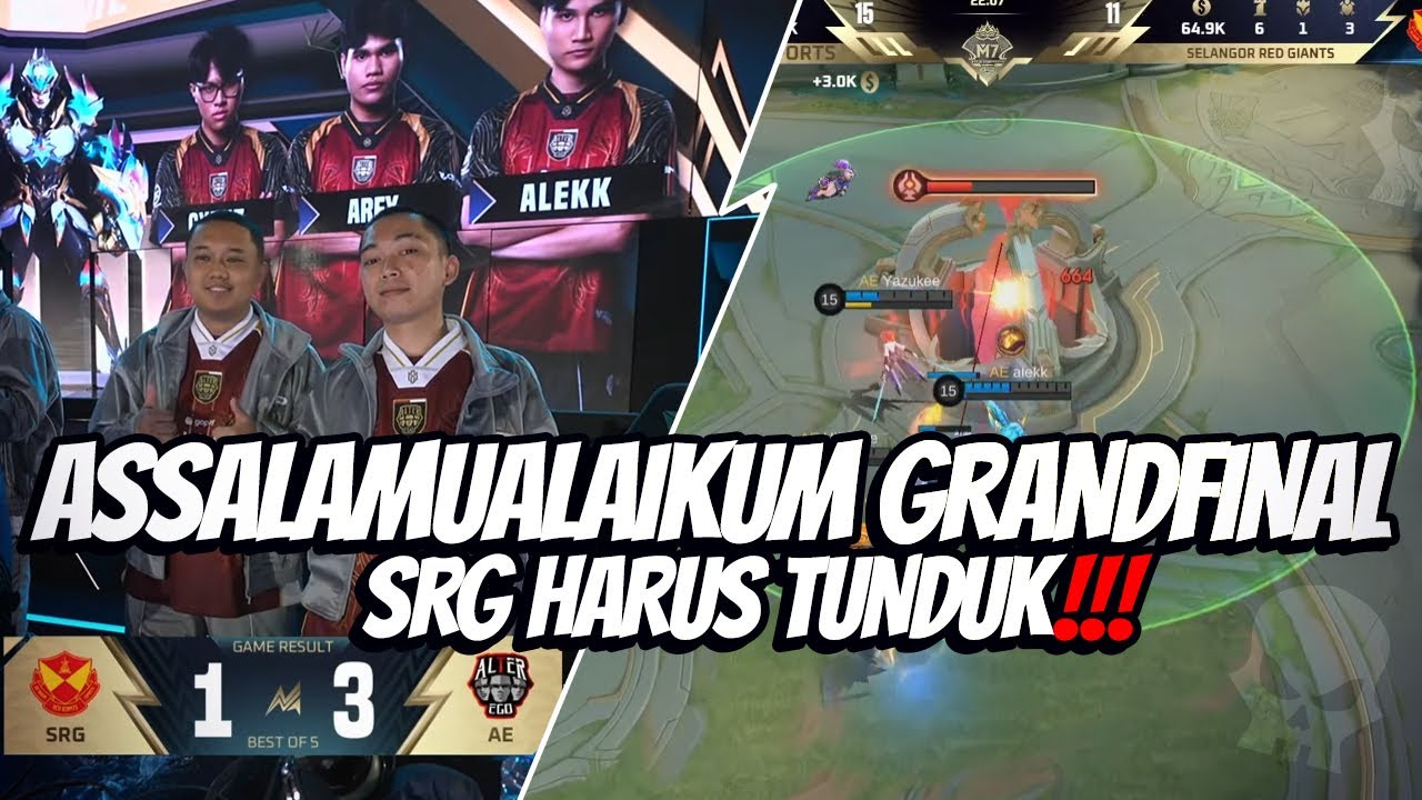 WELCOME GRANDFINAL❗ Alter ego vs selangor red giants GAME 4 | AE vs SRG 