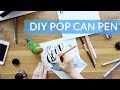 DIY FOLDED RULING PEN - Homemade Pop Can Ruling Pen