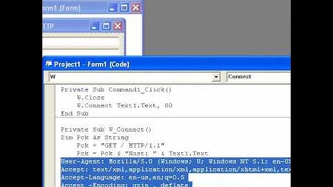 Winsock HTTP - GET Packet (VB6)