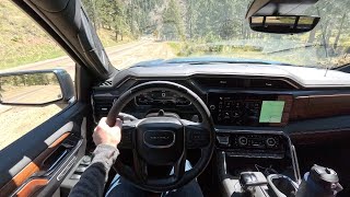 2024 GMC Sierra 1500 V8 Denali Ultimate - Canyon Cruise POV