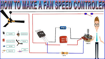 How to Make Ceiling fan Speed Control Regulator | Speed Control Regulator Circuit Diagram