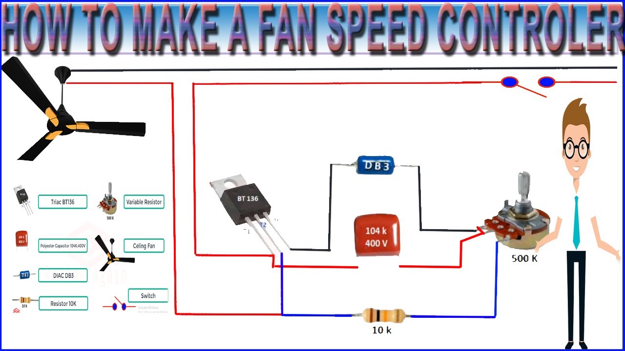 How To Make Ceiling Fan Sd Control