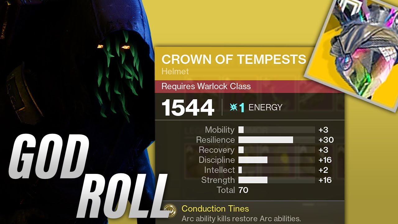 Xur Just Made Warlocks FOTM for Arc 3.0 Crown of Tempests GOD ROLL
