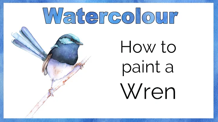 How to Paint a Wren in Watercolor // Watercolour Bird Demonstration