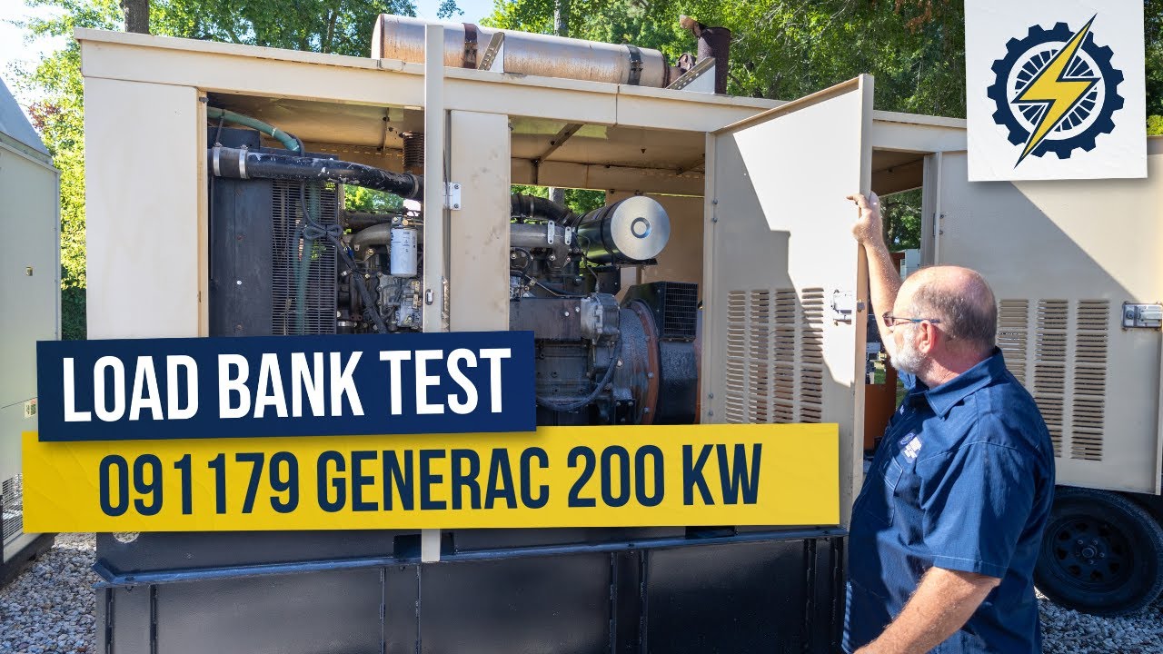 Load bank testing Unit 091179 Generac 200kW
