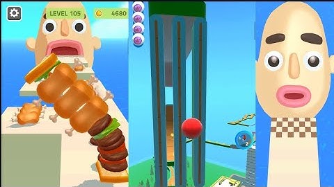 Sandwich Runner/Sky Rolling Ball 3D - Walkthrough All Levels Gameplay | (Android,ios