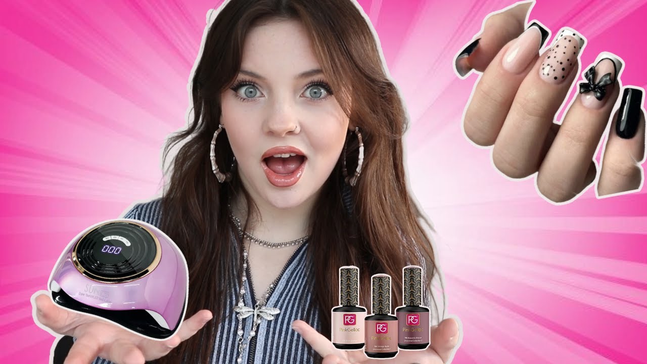 ZELF MIJN EIGEN GEL-X NAILS met NAIL ART ZETTEN! – BIBI