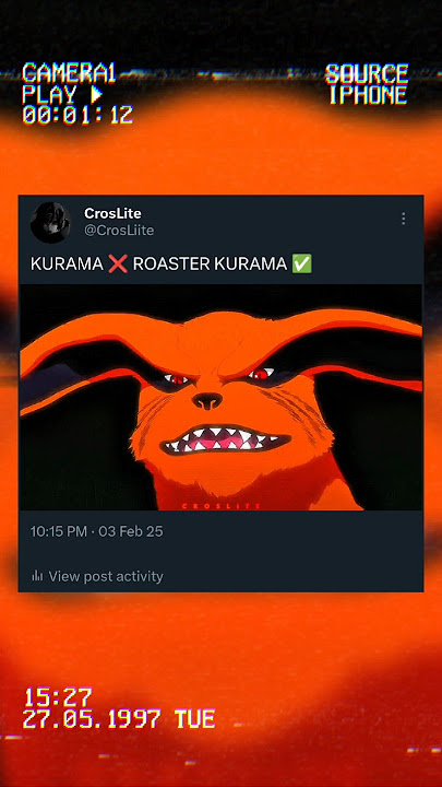 WHEN KURAMA DESTROYED SHUKAKU WITH WORD'S 😂