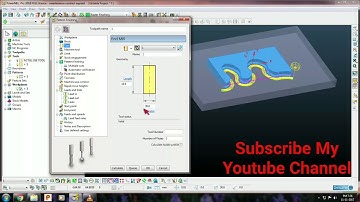 T Slot Machining & Undercut Machining Toolpath Using Autodesk PowerMill/ delcam powermill