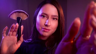 ASMR Fall Asleep in 3, 2, 1 😴💤 Up-close Personal Attention, hand movements, hand sounds, in the dark