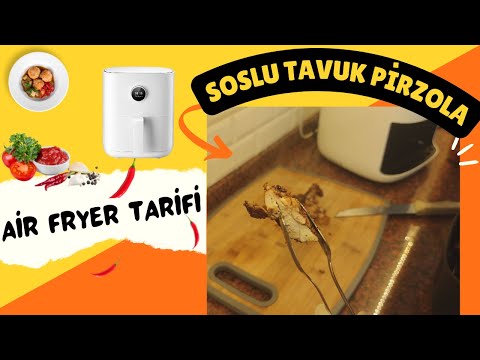 Air Fryer ile Hızlı Soslu Tavuk