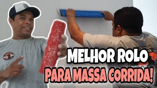 Como aplicar massa corrida com rolo sem sofrimento!