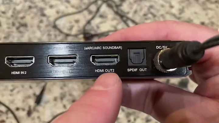 HDMI 2 0 Splitter 4K 60Hz ARC eARC for Soundbar HDMI Switch Review