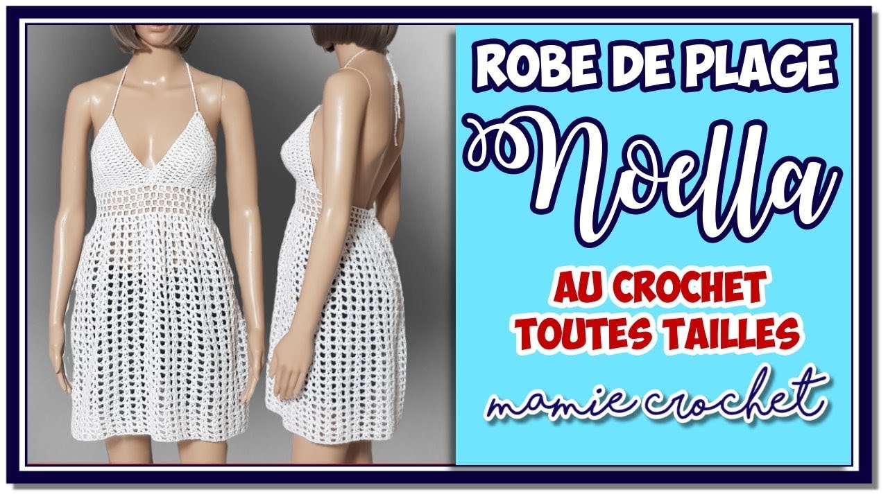 Comment Faire Une Tunique Robe En Coton Noella En Taille S M L Ou Au Crochet Tuto Pas à Pas