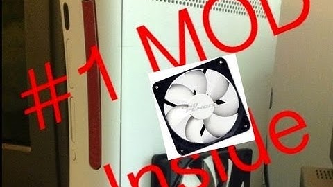 Xbox 360 Mod extra fan and paint job