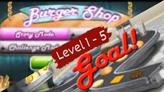 BURGER SHOP | STORY MODE | 1 - 5 LEVELS | COOKING GAME | GAMEPLAY AND TUTORIAL | WALKTHROUGH | screenshot 5