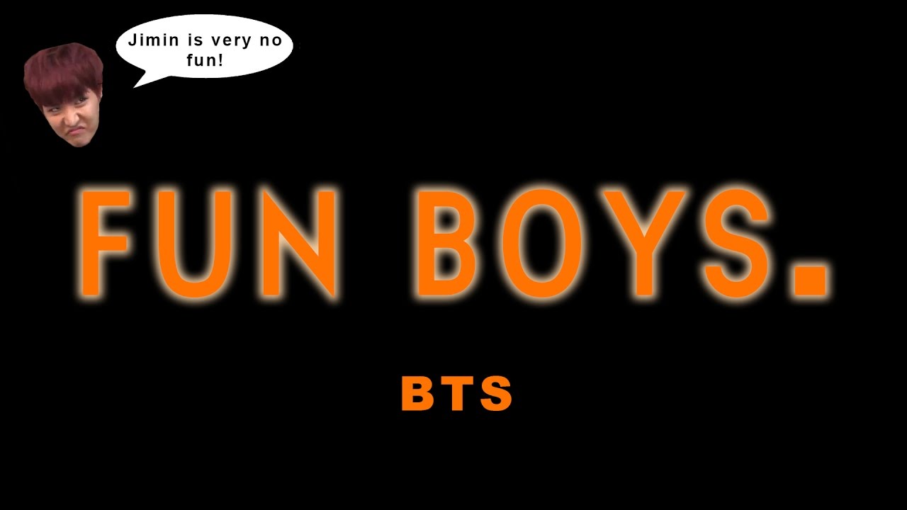 BTS Fun boys (English lyrics in discription) YouTube