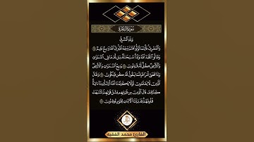 قرآن كريم القارئ محمد الفقيه #quran #محمد_الفقيه #قران_كريم