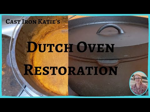 How to Restore Cast Iron: Dutch Oven Restoration