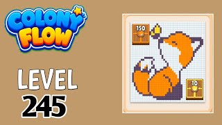 Colony Flow! Level 245 Walkthrough Solution