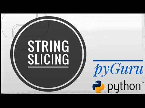 pyBasics 35 | String slicing | pyGuru