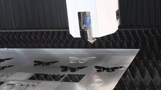 Advanced 3 Axis Light Metal Carving CNC Laser Machine, High Speed Laser CNC Router